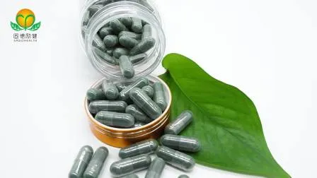 Aumentar a imunidade em pó de espirulina verde orgânica para alimentos